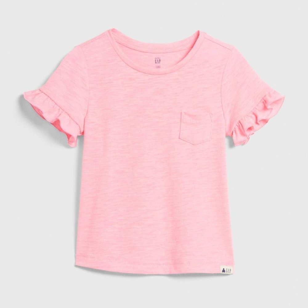 NWT GAP Ruffle T-Shirt sz 18-24 Months